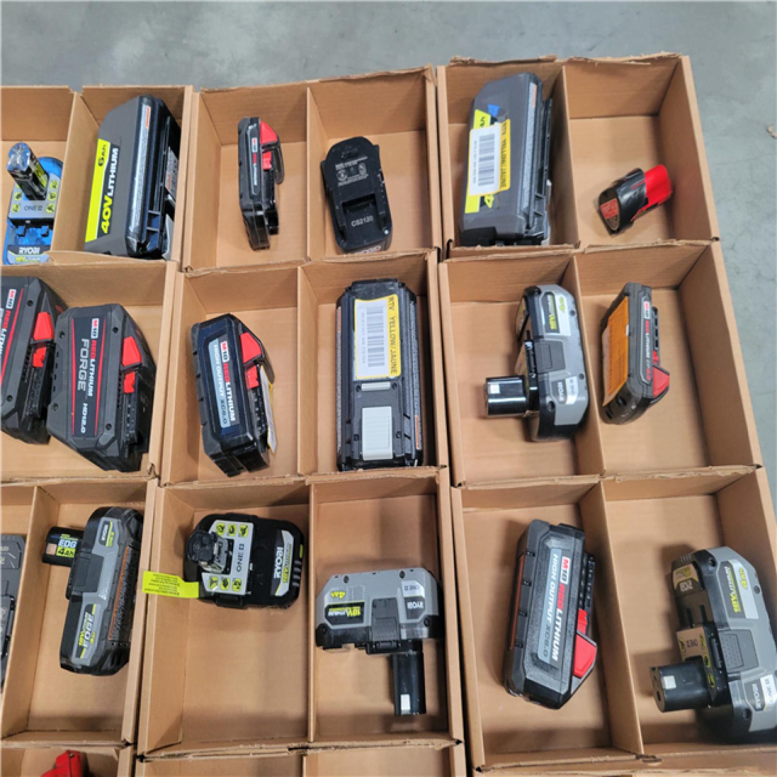 CALIFORNIA AS-IS BATTERY PALLET
