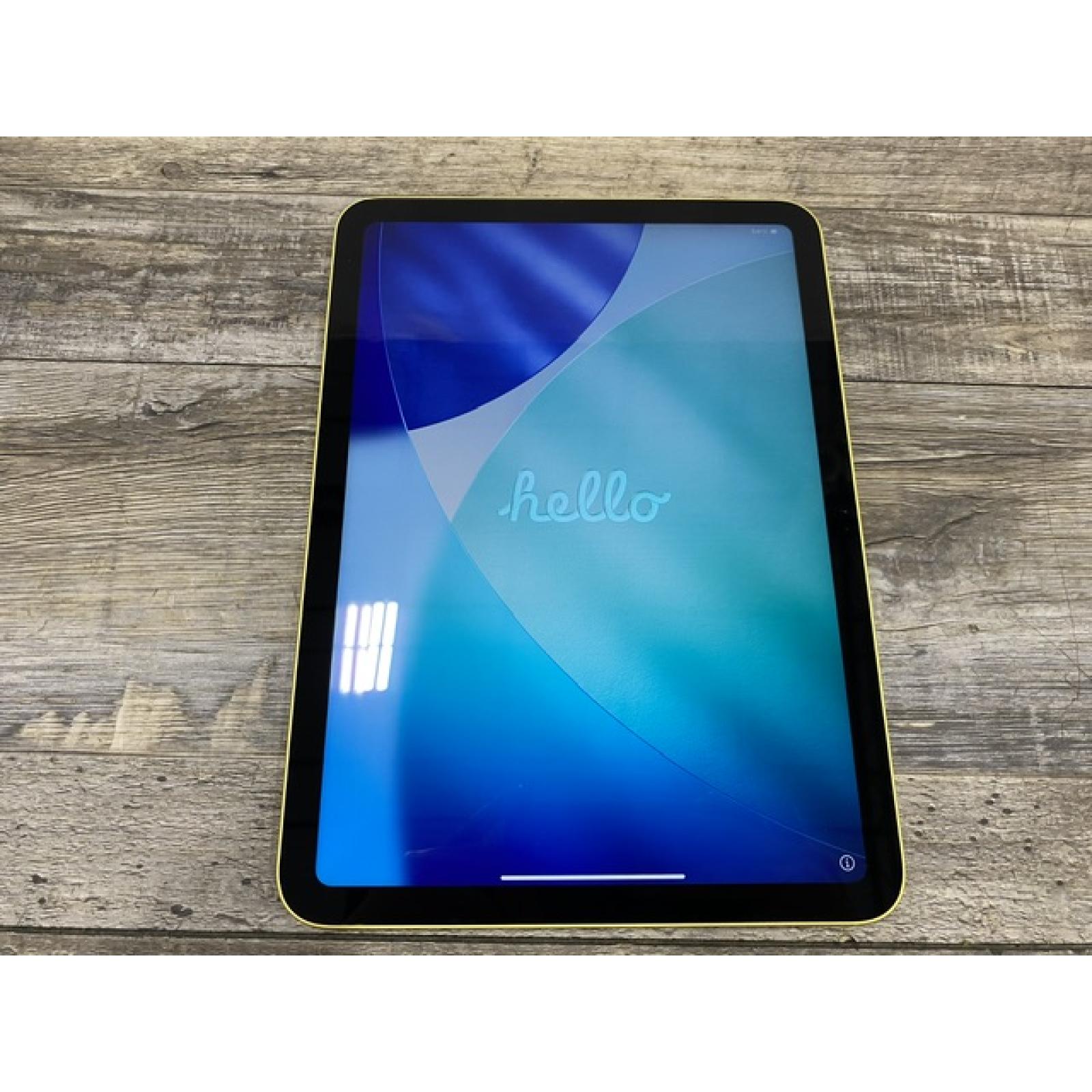 AS-IS Apple iPad 10th Gen 64GB Yellow Wi-Fi MPQ23LL/A