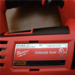 California NEW Milwaukee M12 Cordless Grease Gun (Tool Only)