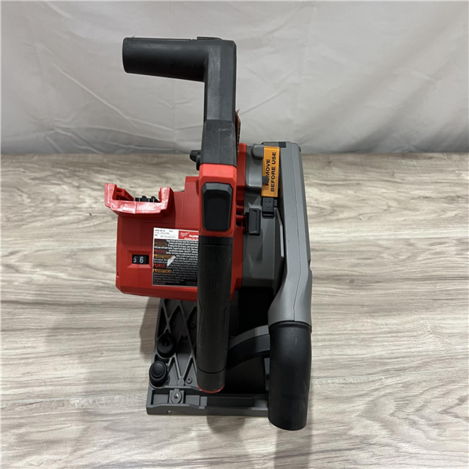 AS-IS Milwaukee FUEL 18V Lithium-Ion Cordless Brushless 6-1/2 in. Plunge Cut Track Saw (Tool-Only)