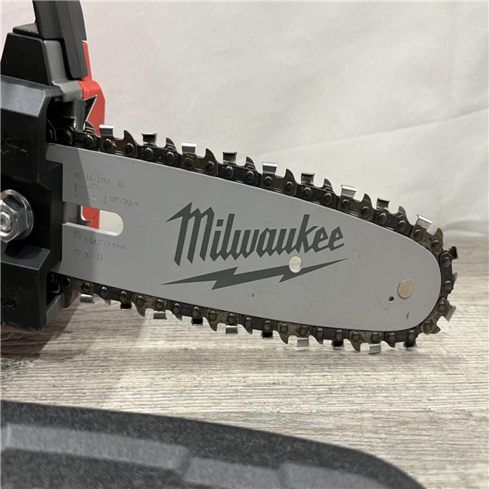 AS-IS Milwaukee FUEL 18V Lithium-Ion Brushless Cordless 8 in. HATCHET Pruning Saw (Tool-Only)