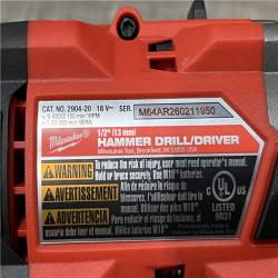 AS-IS Milwaukee FUEL 18V Lithium-Ion Brushless Cordless Hammer Drill and Impact Driver Combo Kit