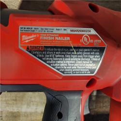 HOUSTON LOCATION - AS-IS MILWAUKEE 16 GAUGE STRAIGHT FINISH NAILER (TOOL ONLY)