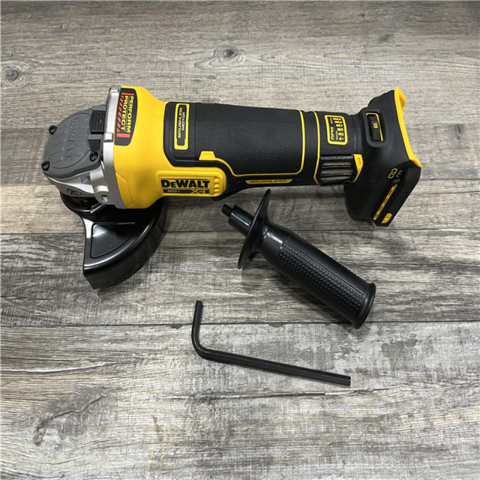 AS-IS DEWALT 20V XR Cordless 4-1/2. in. to 5 in. Variable Speed Angle Grinder (Tool Only)