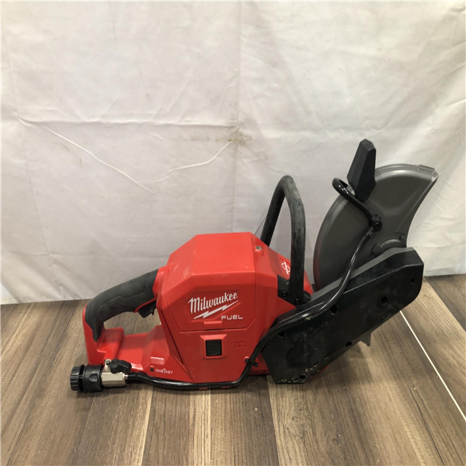 AS-IS Milwaukee FUEL ONE-KEY 18V Lithium-Ion Brushless Cordless 9 in. Cut Off Saw (Tool-Only)