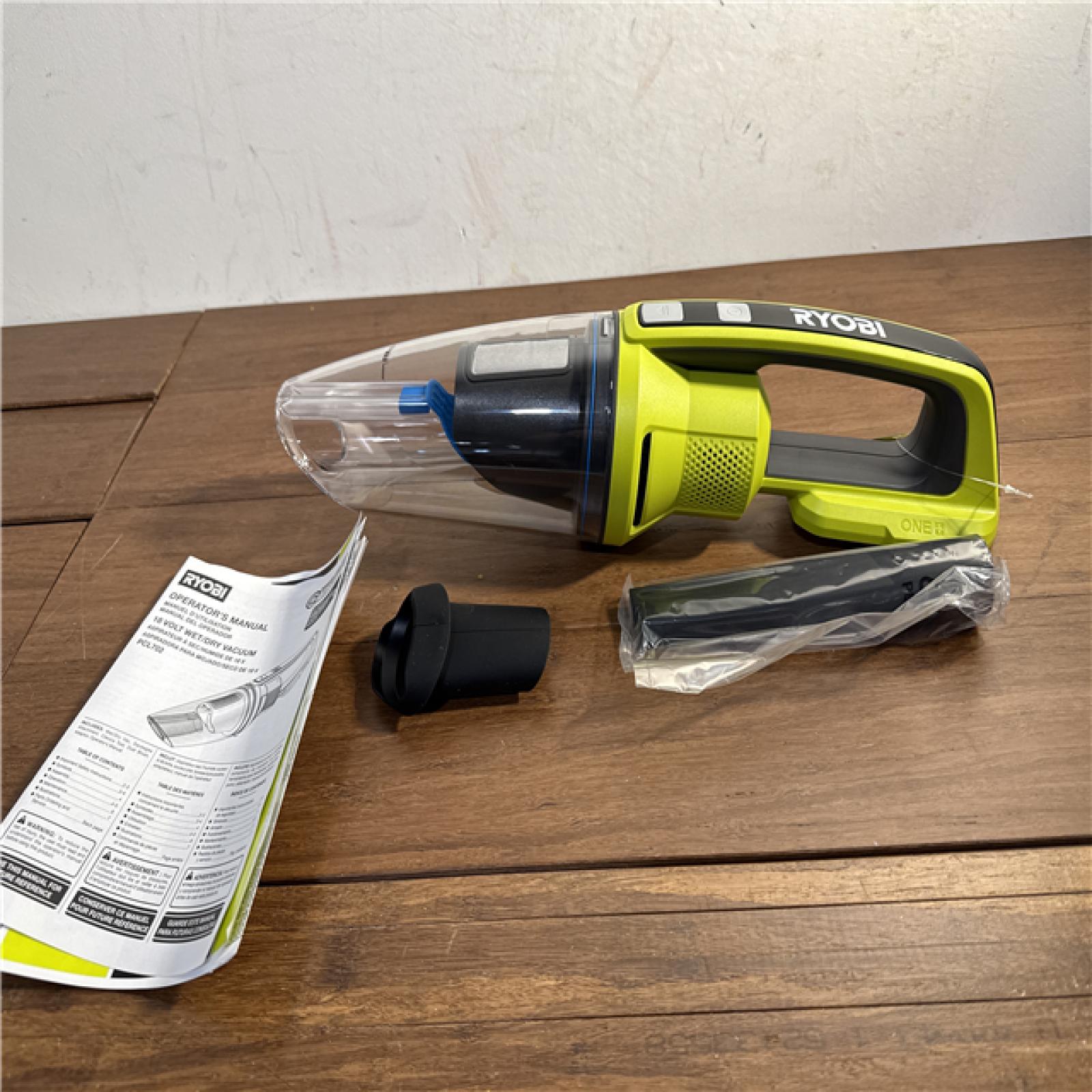 California NEW Ryobi One+ 18V Wet/Dry Hand Vacuum (Tool Only)