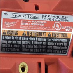 AS-IS Milwaukee FUEL 12-Volt Lithium-Ion Brushless Cordless Hammer Drill and Impact Driver Combo Kit