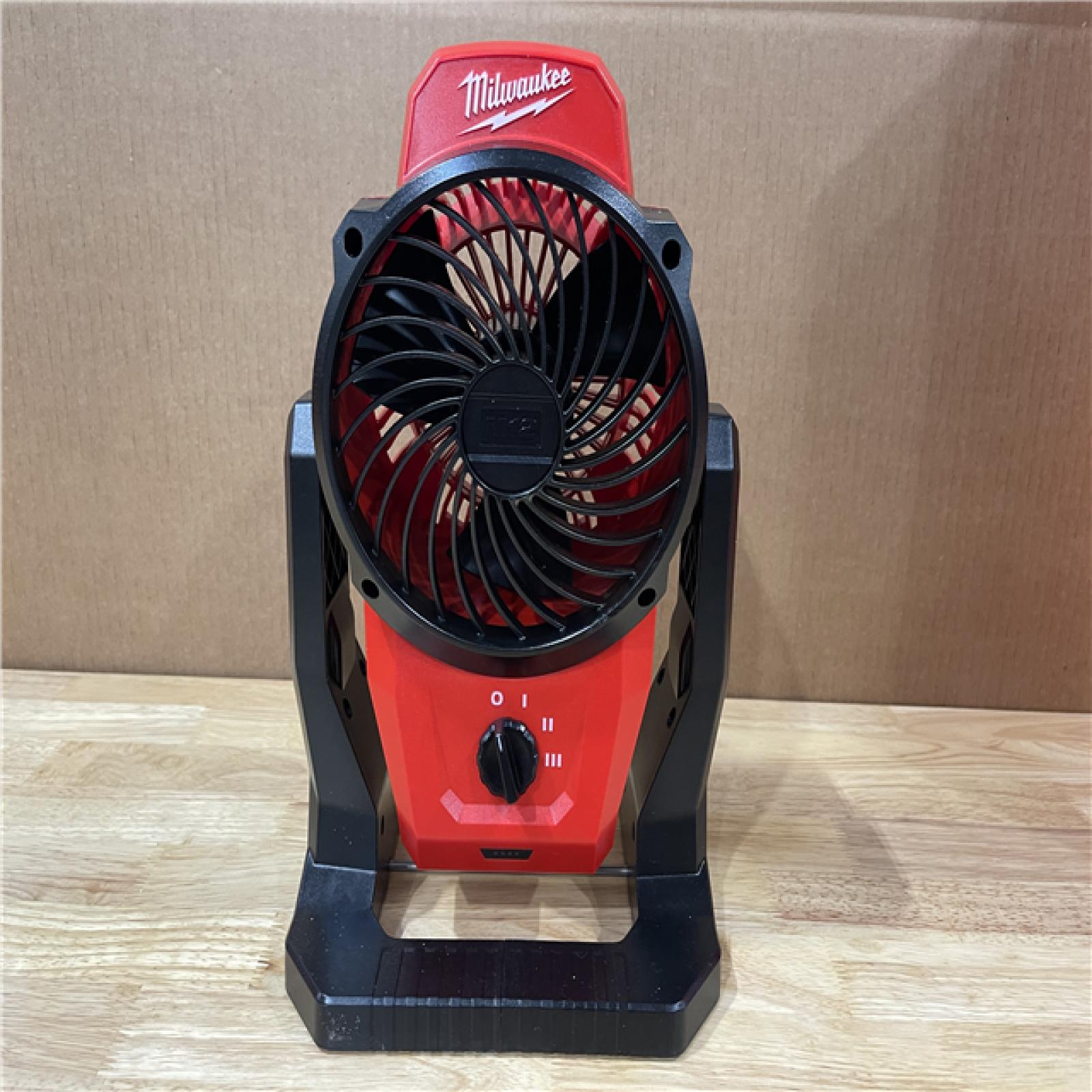 AS-IS - Milwaukee 12V Cordless Jobsite Fan (Tool Only)