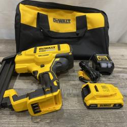 AS-IS DEWALT 20V MAX XR Lithium-Ion Cordless 18-Gauge Narrow Crown Stapler Kit