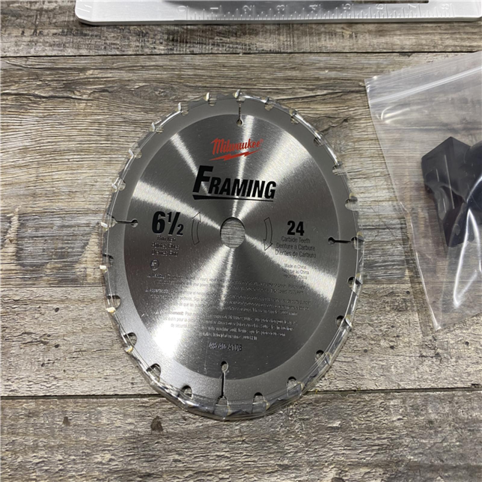 AS-IS Milwaukee 18V Lithium-Ion Cordless 6-1/2 in. Circular Saw (Tool-Only)