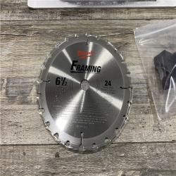 AS-IS Milwaukee 18V Lithium-Ion Cordless 6-1/2 in. Circular Saw (Tool-Only)