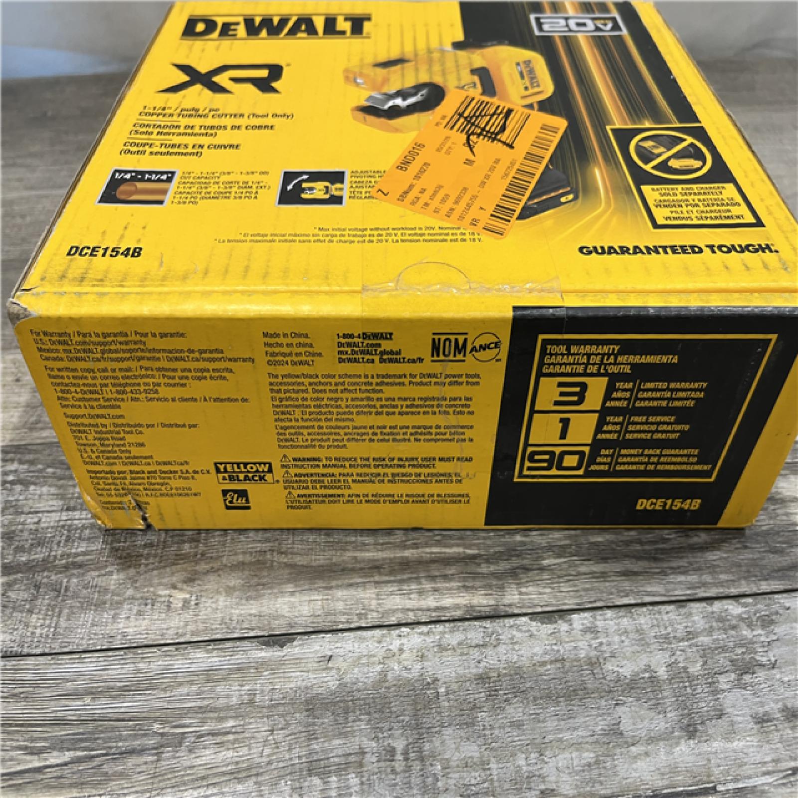 NEW - DEWALT 20-Volt MAX XR Copper Cutter (Tool Only)
