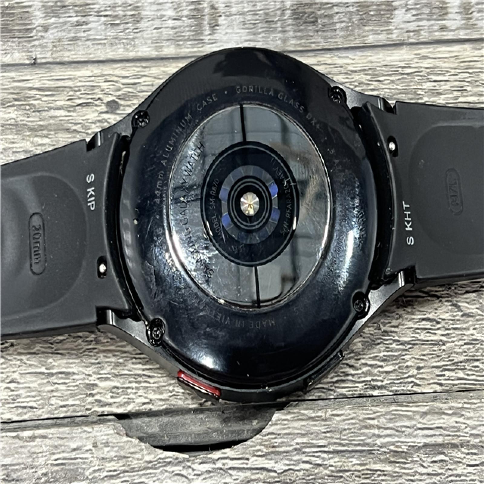 AS-IS Samsung Galaxy Watch4 44mm Smart Watch, Bluetooth, Black SM-R870
