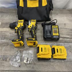 AS-IS DEWALT ATOMIC 20V MAX Lithium-Ion Cordless 2-Tool Combo Kit