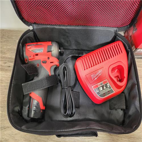 Phoenix Location Like NEW Condition Milwaukee M12 FUEL SURGE 12V Lithium-Ion Brushless Cordless 1/4 in. Hex Impact Driver Compact Kit w/Two 2.0Ah Batteries, Bag