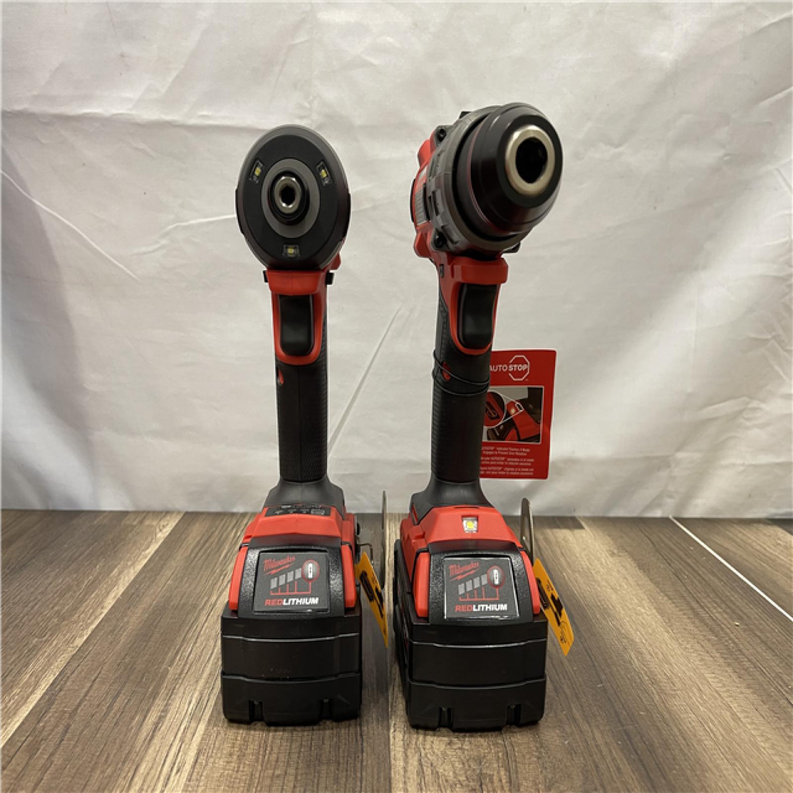 AS-IS Milwaukee M18 FUEL 18V Lithium-Ion Brushless Cordless Hammer Drill and Impact Driver Combo Kit