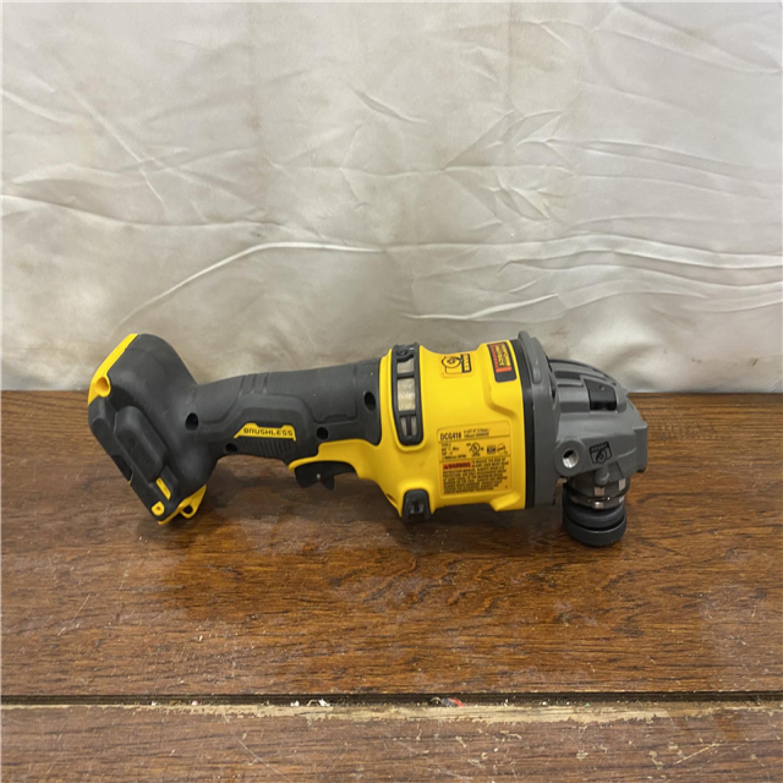 AS-IS DEWALT 60V MAX Cordless Brushless 4.5 in. to 6 in. Small Angle Grinder with Kickback Brake (Tool Only)
