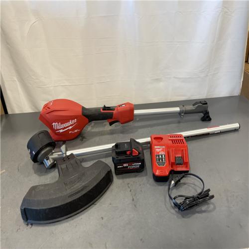 AS-IS - Milwaukee M18 FUEL 18V 16 in. Brushless Cordless String Trimmer Kit W/QUIK-LOK