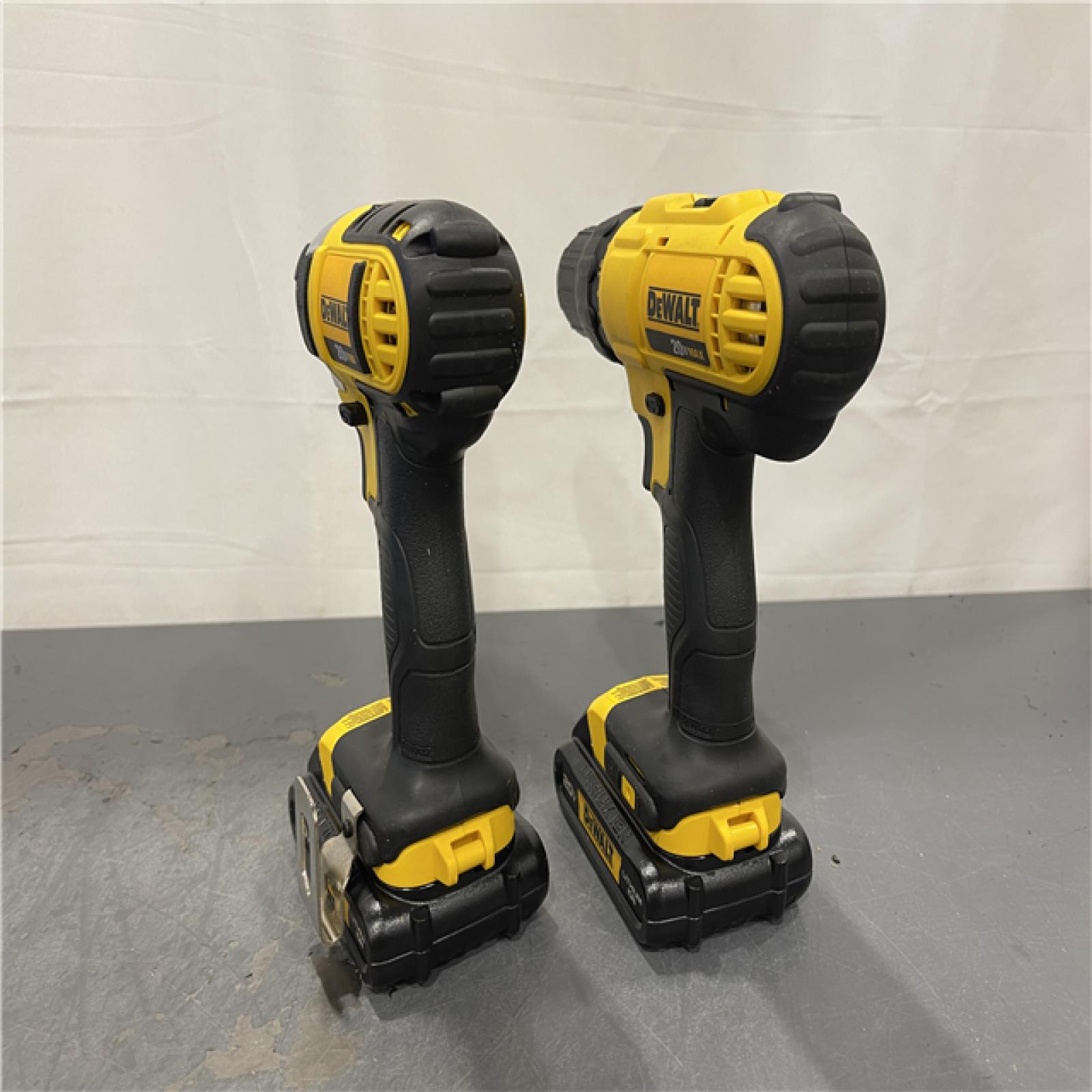 AS-IS - DeWALT 20V MAX Cordless Drill Driver/Impact Driver Combo Kit