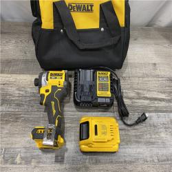 AS-IS DEWALT 20V MAX XR Lithium-Ion Brushless Cordless 3-Speed High Torque 1/4 in. Impact Driver Kit