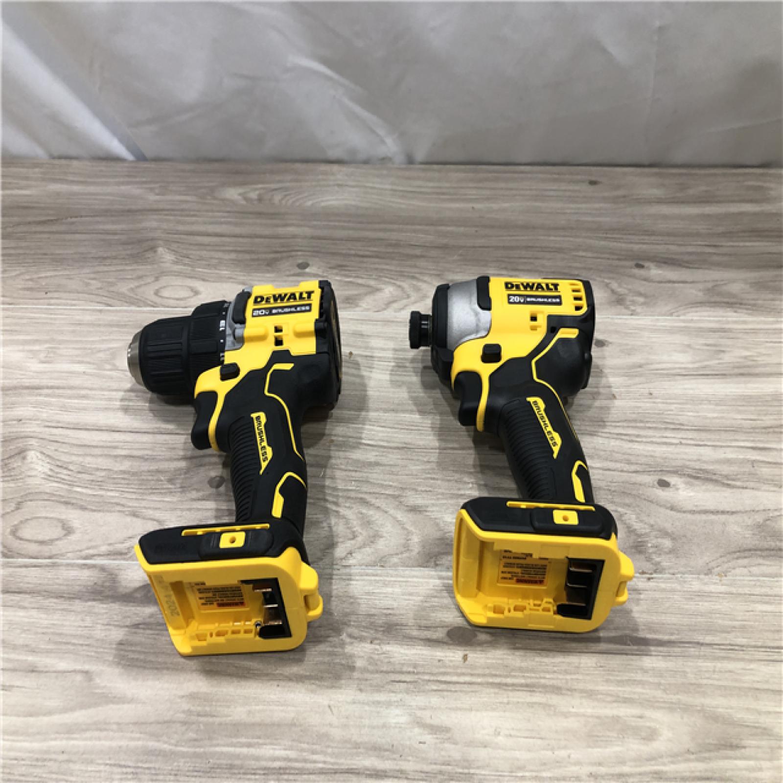 AS-IS DEWALT ATOMIC 20-Volt MAX Lithium-Ion Cordless Combo Kit