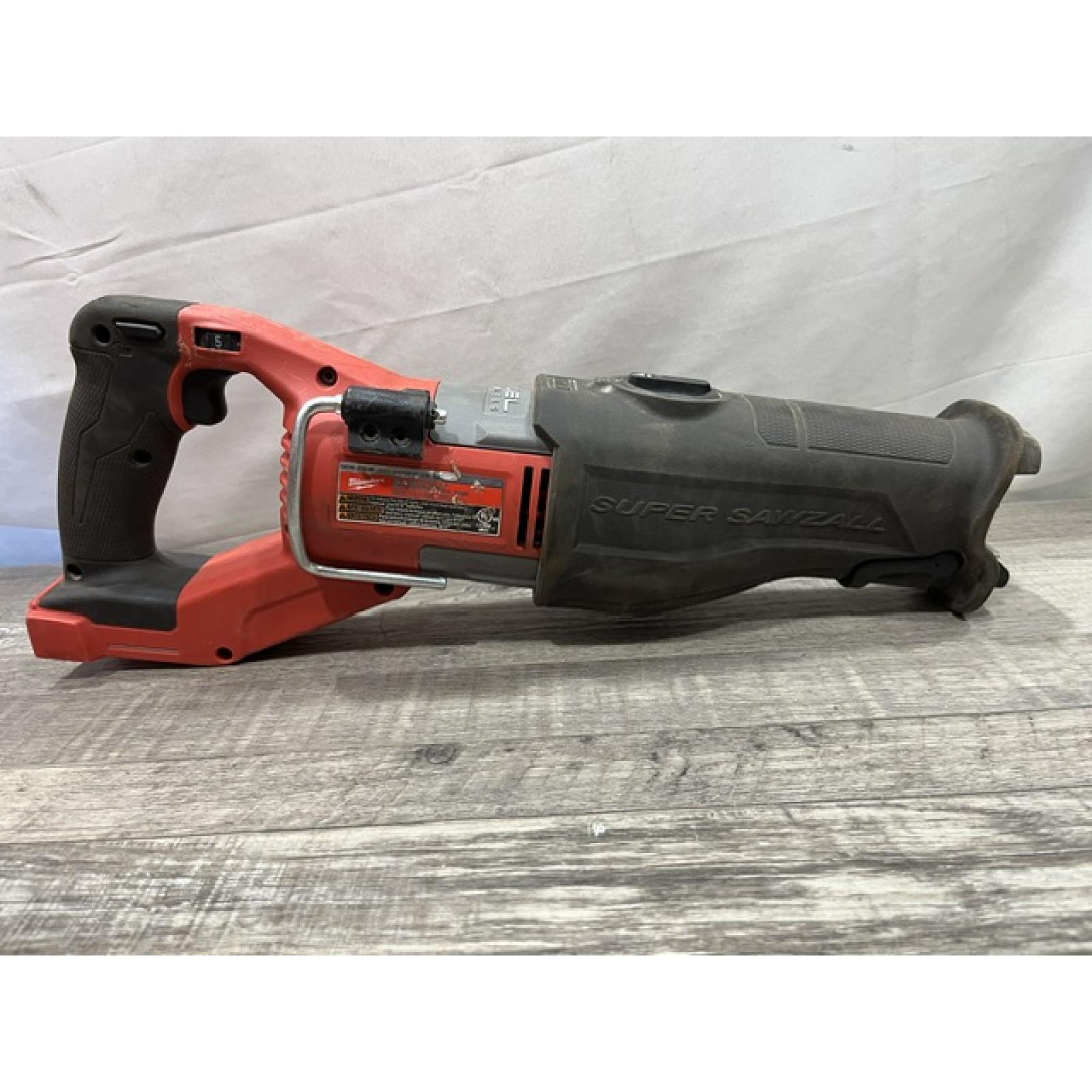 AS-IS Milwaukee FUEL 18V Lithium-Ion Brushless Cordless Super SAWZALL Orbital Reciprocating Saw (Tool-Only)