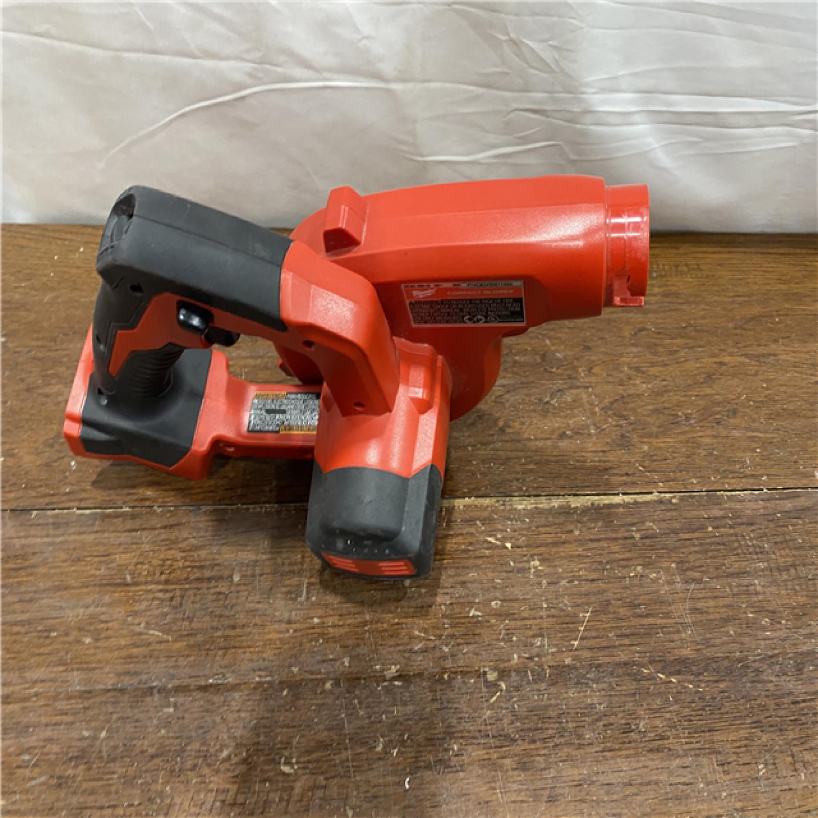AS-IS Milwaukee M18 18-Volt Lithium-Ion Cordless Compact Blower (Tool-Only)