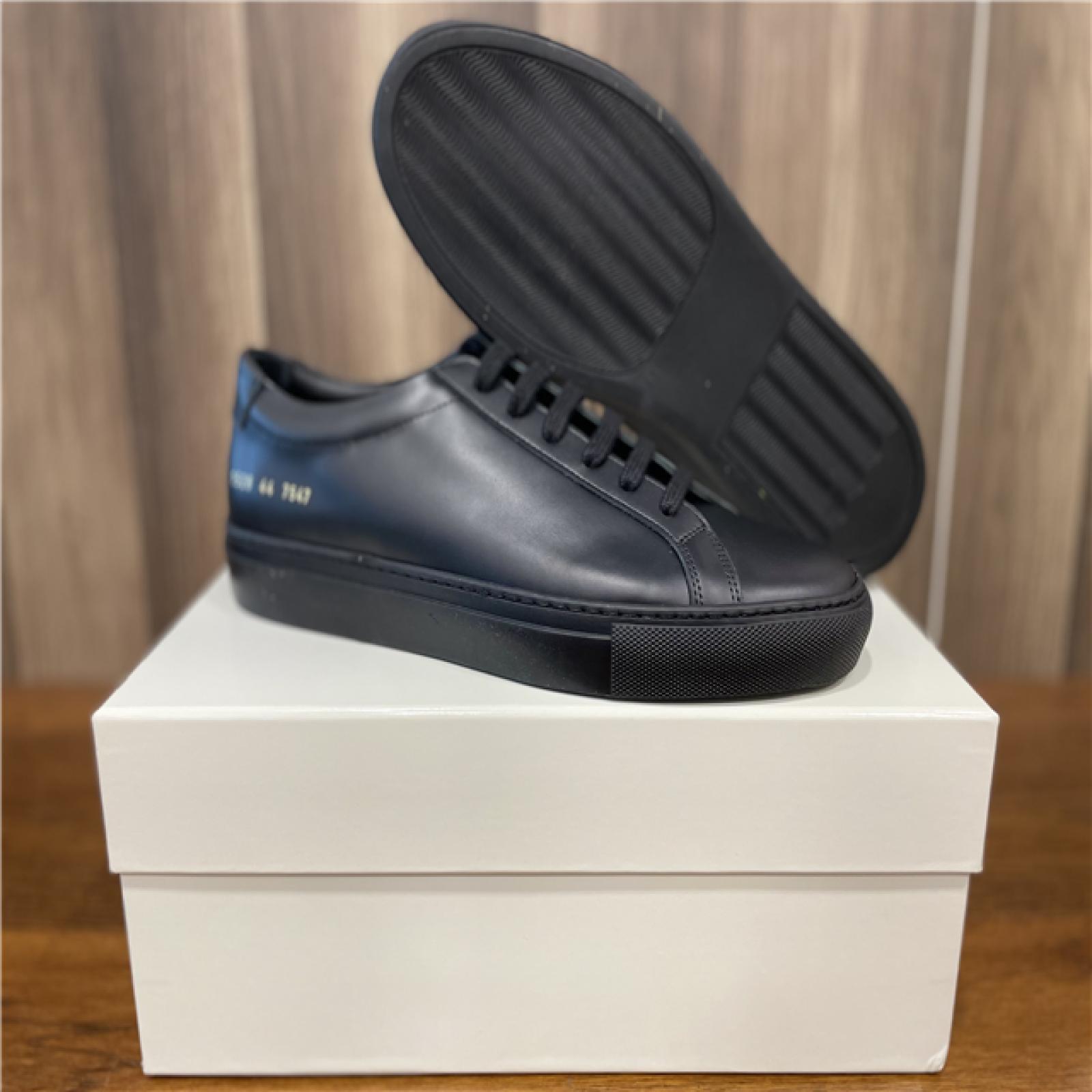 NEW! Common Projects Original Achilles Low - Black - SZ 44