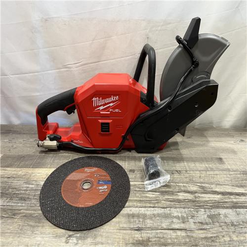 AS-IS Milwaukee FUEL ONE-KEY 18V Lithium-Ion Brushless Cordless 9 in. Cut Off Saw (Tool-Only)