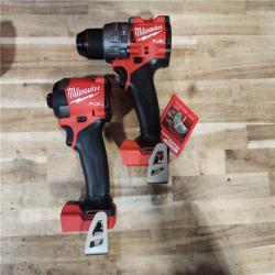 HOUSTON LOCATION - AS-IS (APPEARS LIKE NEW) Milwaukee  FUEL 18V Lithium-Ion Brushless Cordless Hammer Drill and Impact Driver Combo Kit