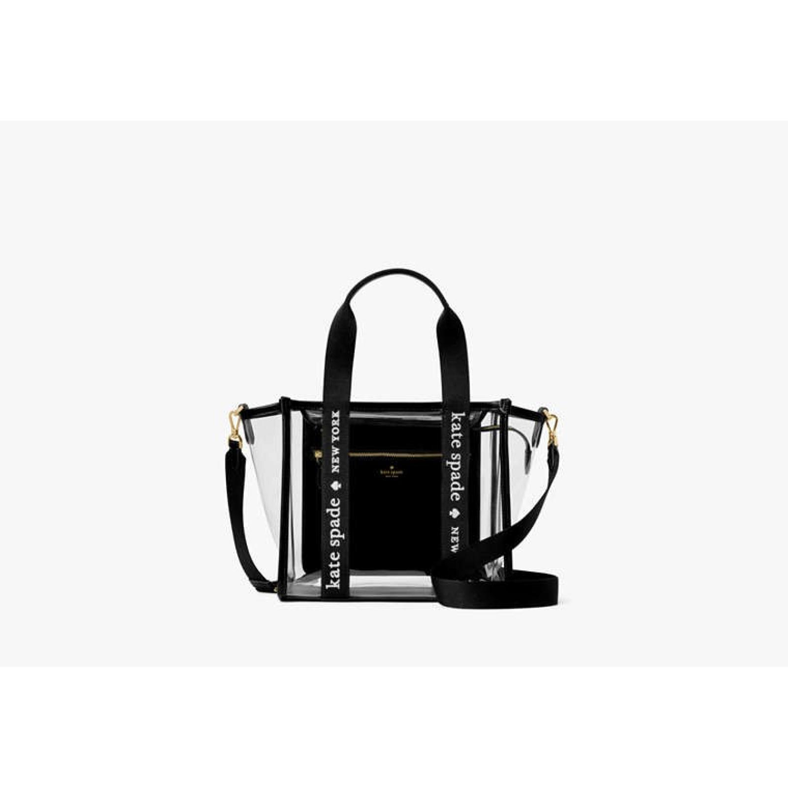 Kate Spade Kip Clear Small Tote  Black