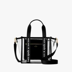 Kate Spade Kip Clear Small Tote  Black