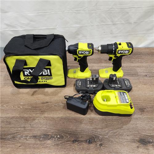 AS-IS Techtronic Industries PSBCK01K 18V Brushless Cordless Compact Drill & Impact Driver Kit