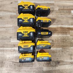 HOUSTON LOCATION - AS-IS DEWALT BATTERY PACK QTY - 10