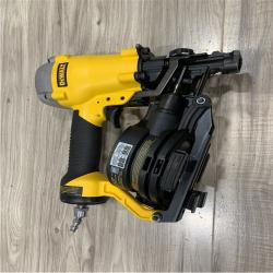 AS-IS DEWALT 1-3/4 in. 15 Degree Pneumatic Coil Roofing Nailer