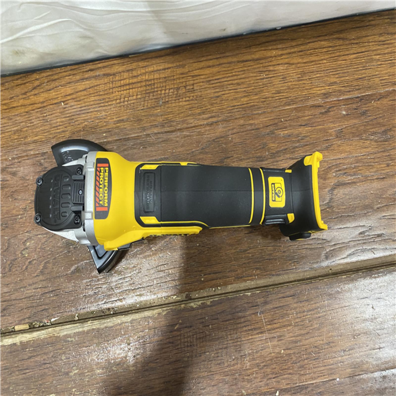 AS-IS DeWalt DCG405B 20V Max XR 4.5-Inch Slide Switch Small Angle Grinder (Tool Only)