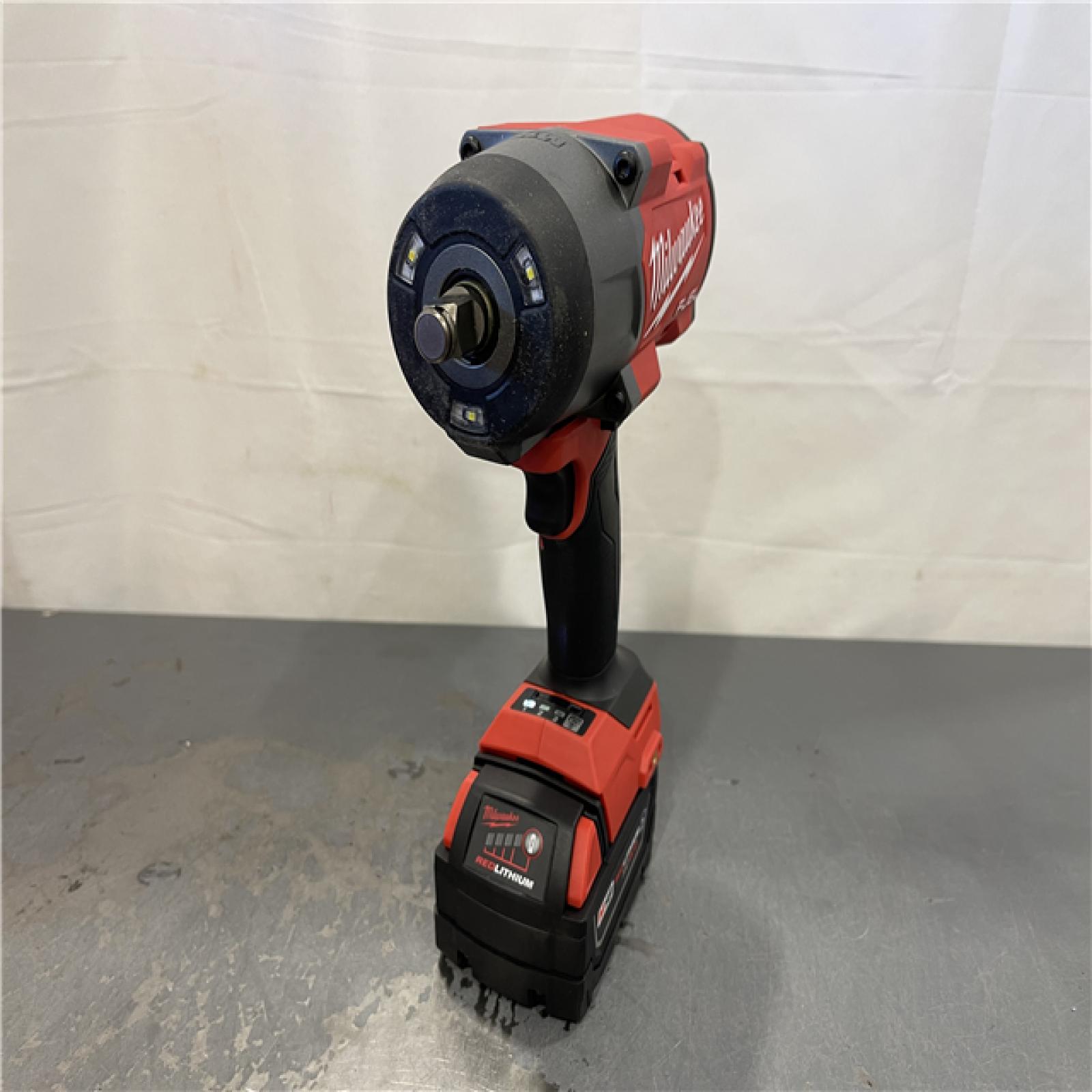 AS-IS - Milwaukee M18 FUEL 18V Lithium-Ion Brushless Cordless 1/2 in. Impact Wrench w/Friction Ring Kit