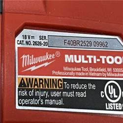 AS-IS Milwaukee 18V Lithium-Ion Cordless Oscillating Multi-Tool (Tool-Only)