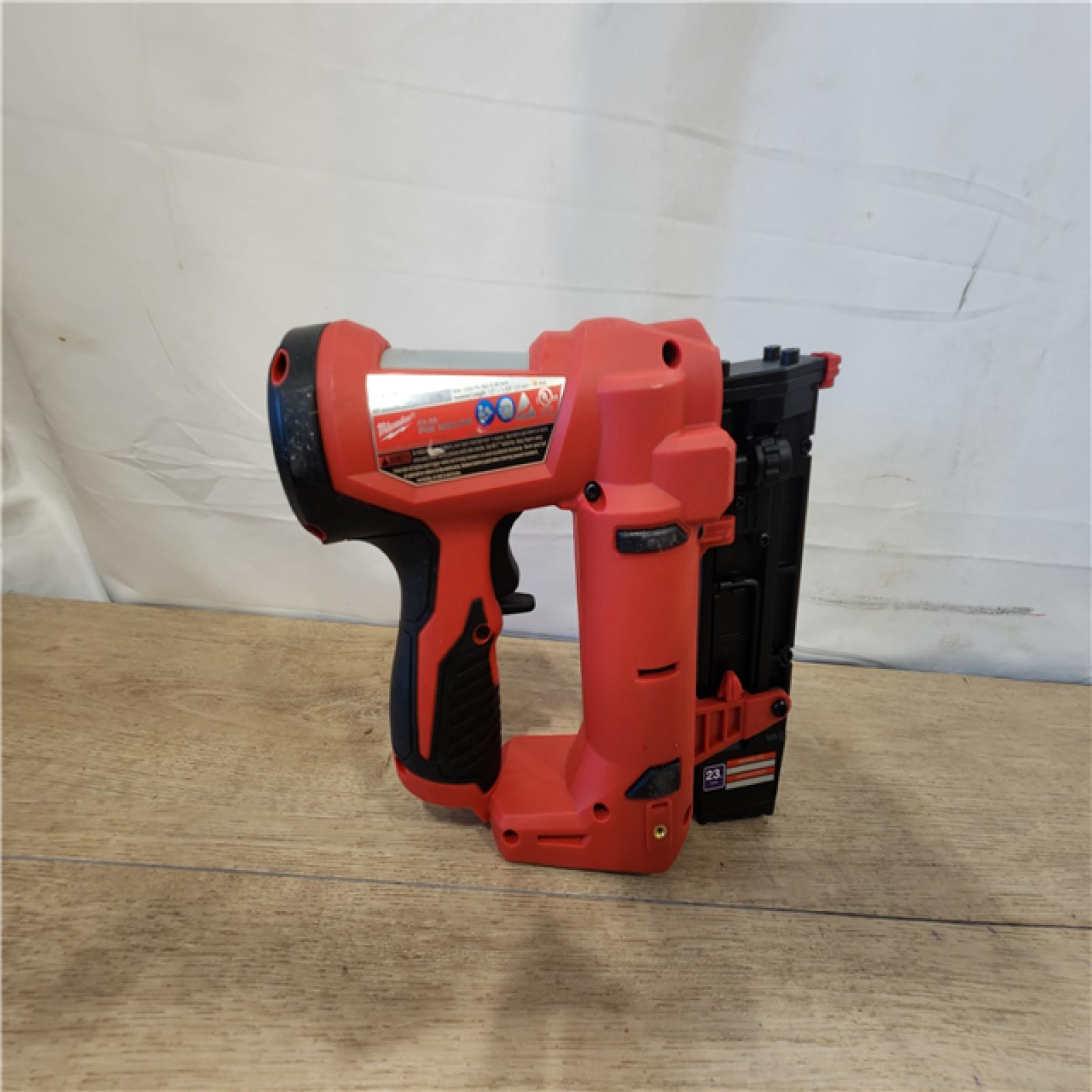 AS-IS- MILWAUKEE M12 23 GAUGE PIN NAILER