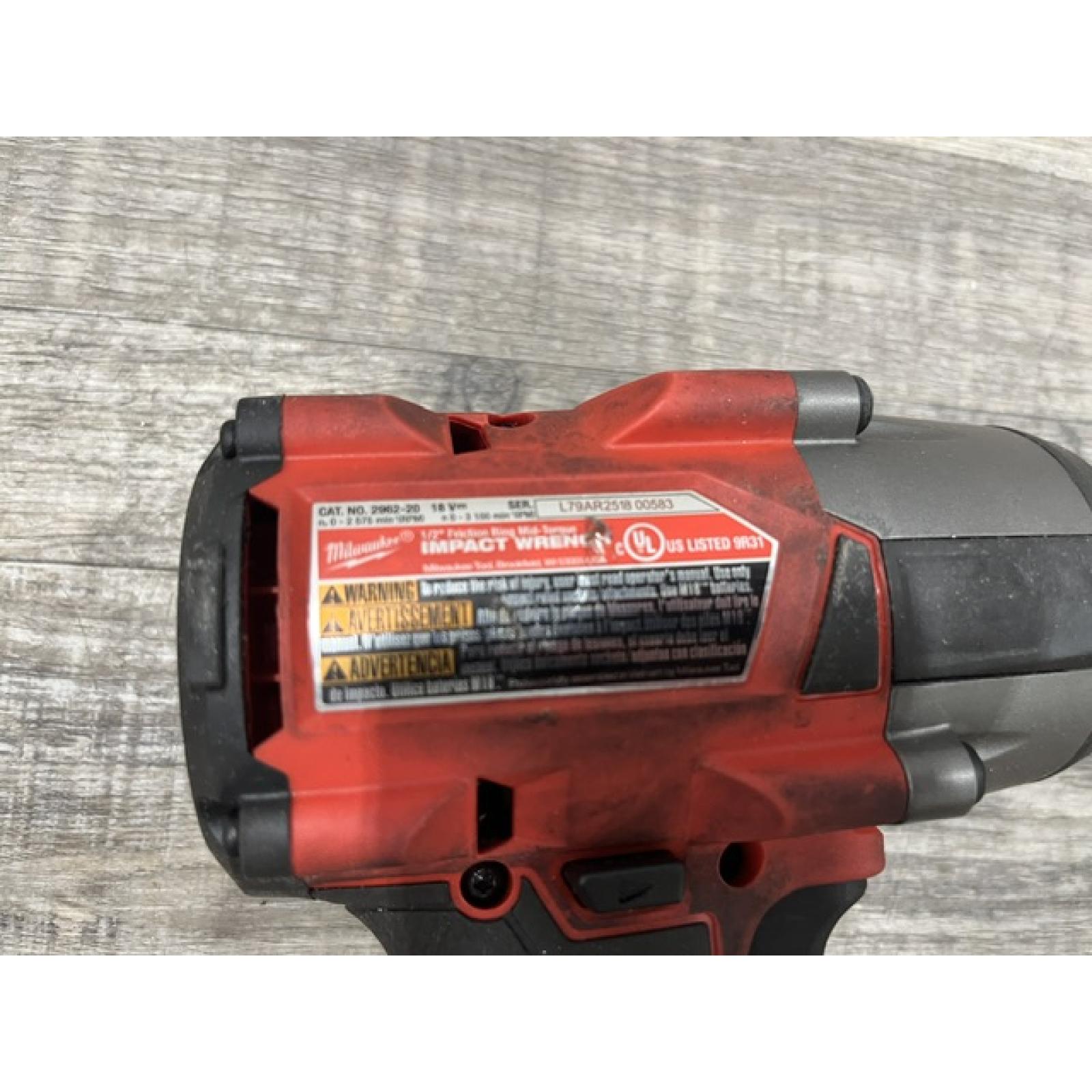 AS-IS Milwaukee FUEL Gen-2 18V Lithium-Ion Brushless Cordless Mid Torque 1/2 in. Impact Wrench w/Friction Ring (Tool-Only)