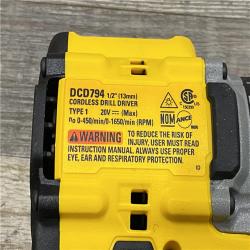 AS-IS DEWALT ATOMIC 20-Volt MAX Lithium-Ion Cordless Combo (2-Tool) Kit