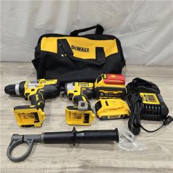 AS-IS DEWALT 20V MAX Cordless Hammer Drill/Driver 2 Tool Combo Kit
