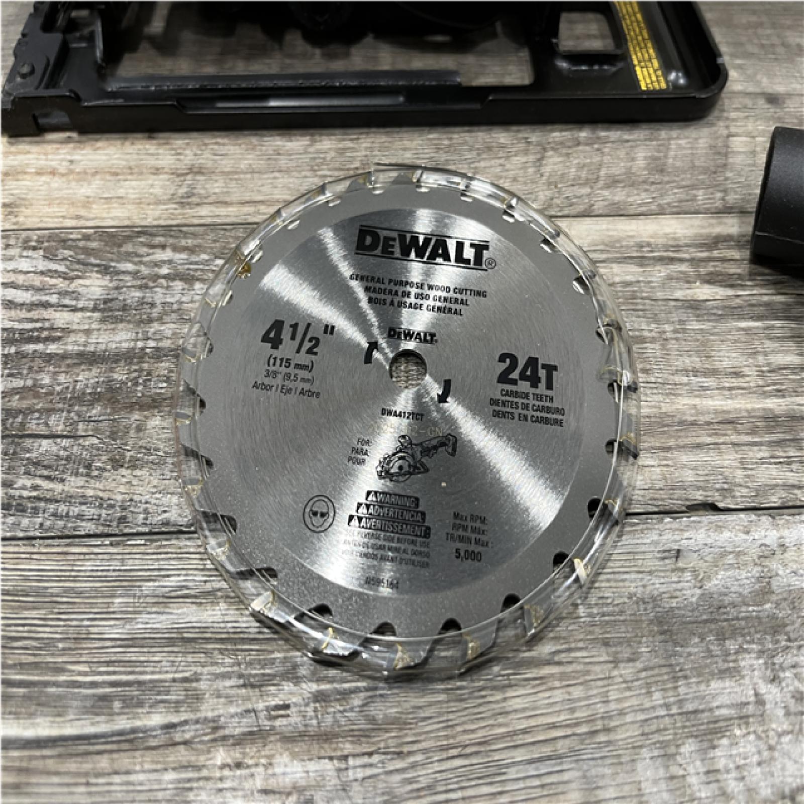 AS-IS DEWALT ATOMIC 20V MAX Cordless Brushless 4-1/2 in. Circular Saw (Tool Only)