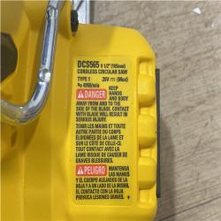 AS-IS DEWALT FLEXVOLT 60V MAX Cordless Brushless 7-1/4 in. Wormdrive Style Circular Saw (Tool Only)
