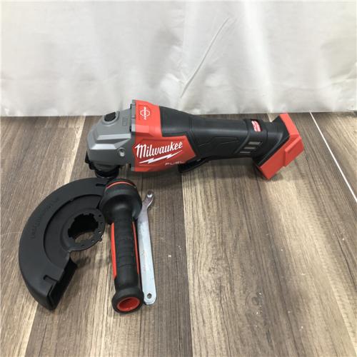 AS-IS Milwaukee FUEL 18-Volt Lithium-Ion Brushless Cordless 4-1/2 in./6 in. Braking Grinder with Paddle Switch (Tool-Only)
