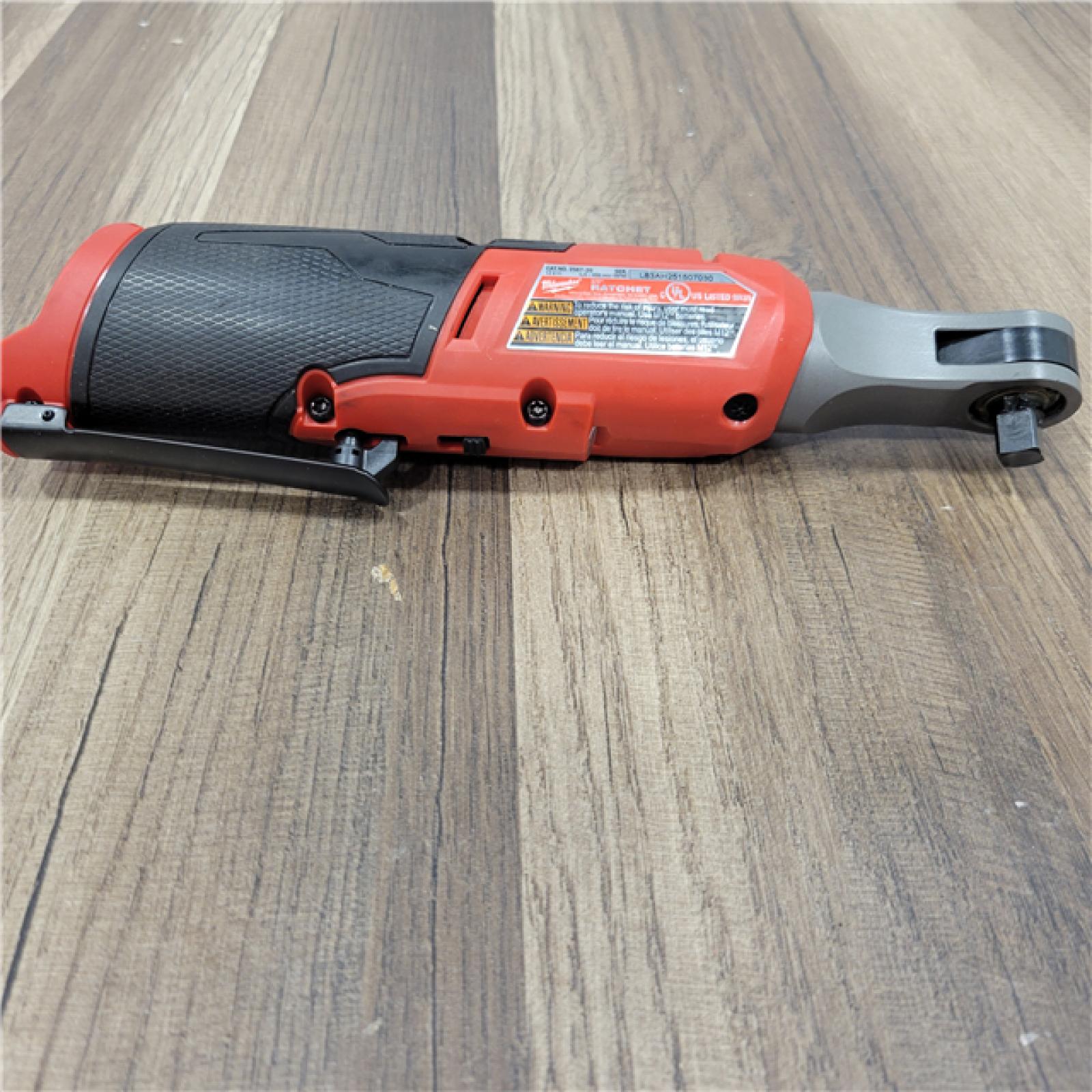 AS-IS Milwaukee 2567-20 M12 FUEL Brushless Lithium-Ion 3/8 in. Cordless High Speed Ratchet (Tool Only)