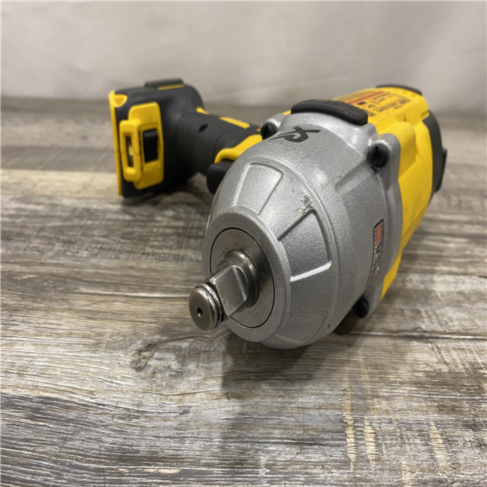 AS-IS DEWALT 20V MAX XR Cordless Brushless 1/2 in. High Torque Impact Wrench with Detent Pin Anvil (Tool Only)