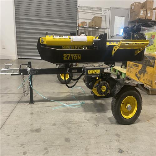 Dallas Location - As-Is Champion Power Equipment Towable 27-Ton Log Splitter