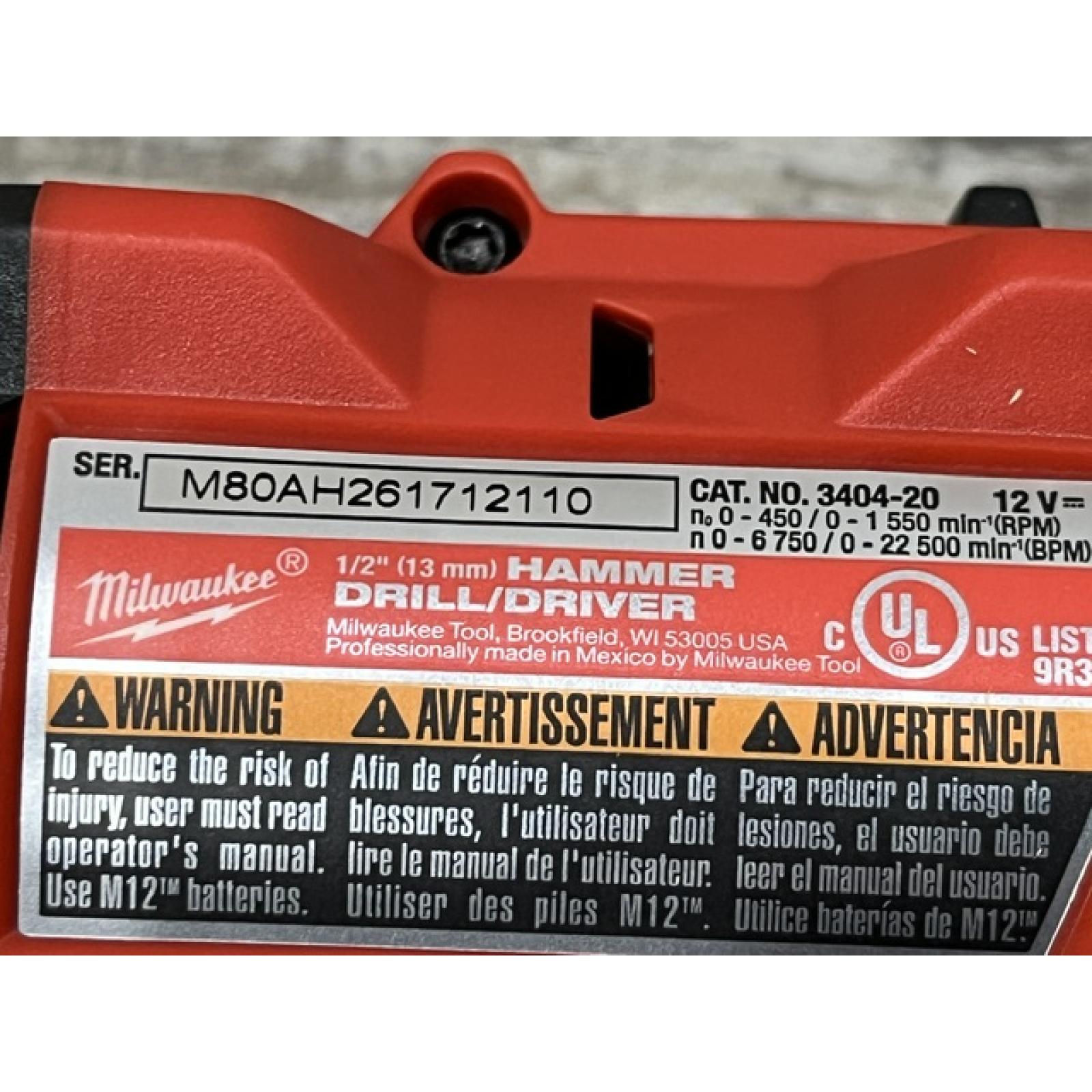 AS-IS Milwaukee FUEL 12-Volt Lithium-Ion Brushless Cordless Hammer Drill and Impact Driver Combo Kit