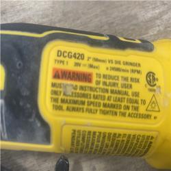 AS-IS DEWALT ATOMIC 20V MAX Cordless Die Grinder with Paddle Switch (Tool Only)